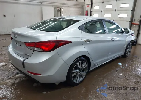 2014 Hyundai Elantra Limited z USA, uszkodzony, nr VIN KMHDH4AE1EU096213